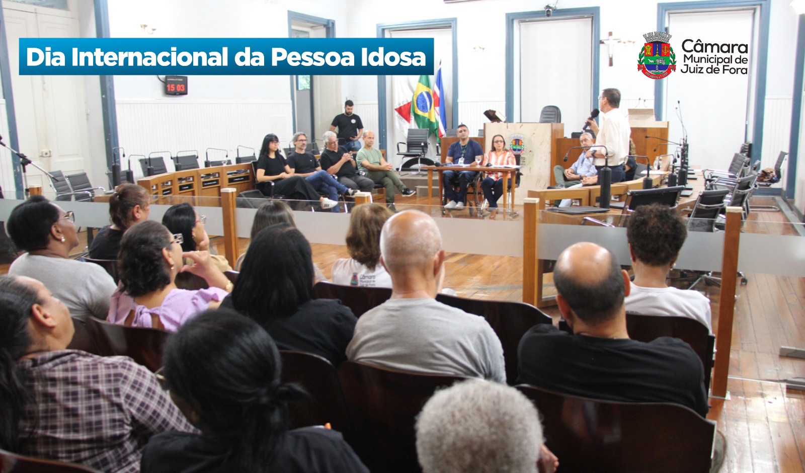 Dia Internacional da Pessoa Idosa - Câmara Municipal conversa sobre o envelhecimento ativo (02/10/2026 00:00:00)