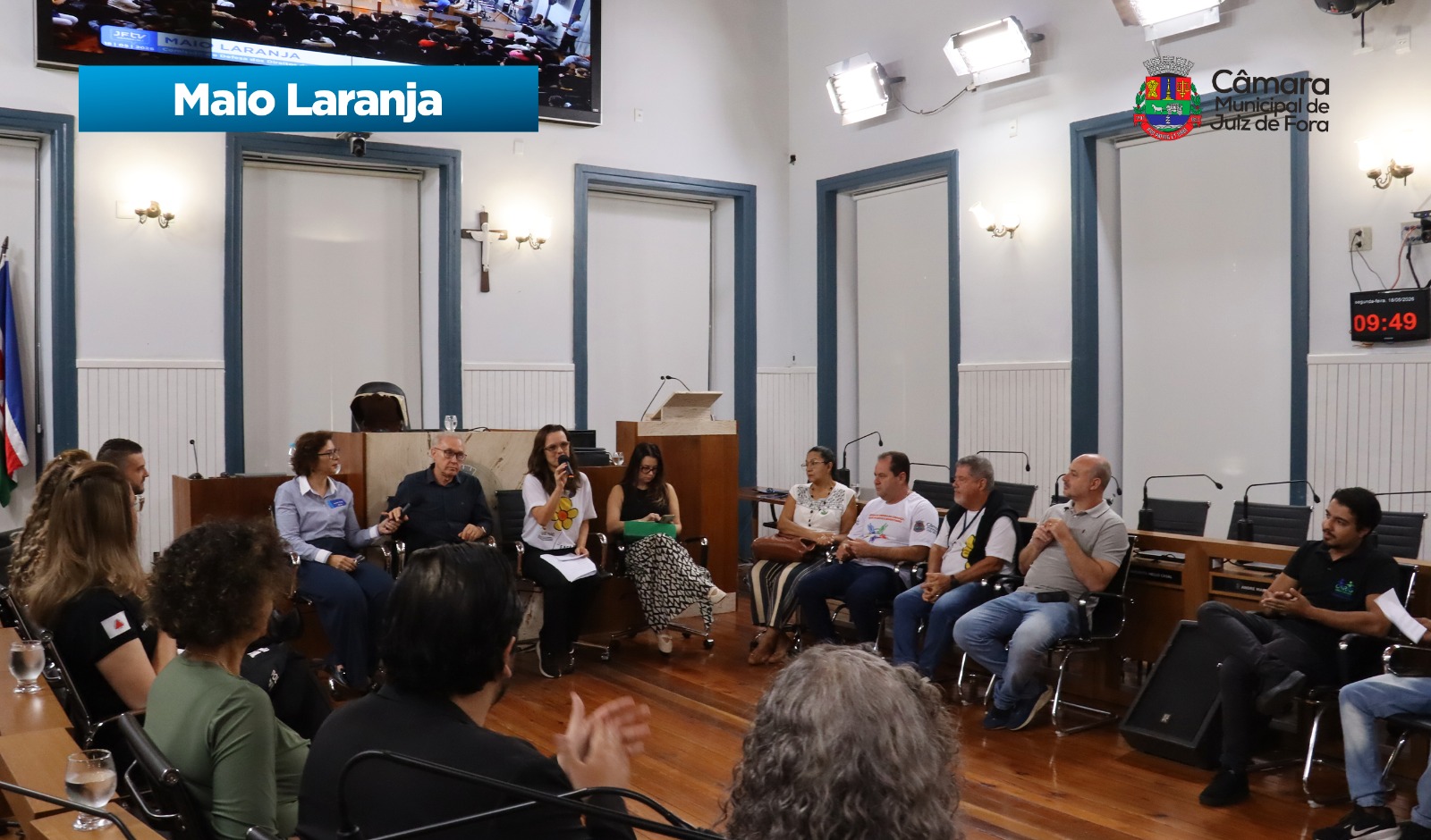 Maio Laranja - Câmara promove ações de proteção à infância e adolescência (18/05/2026 00:00:00)