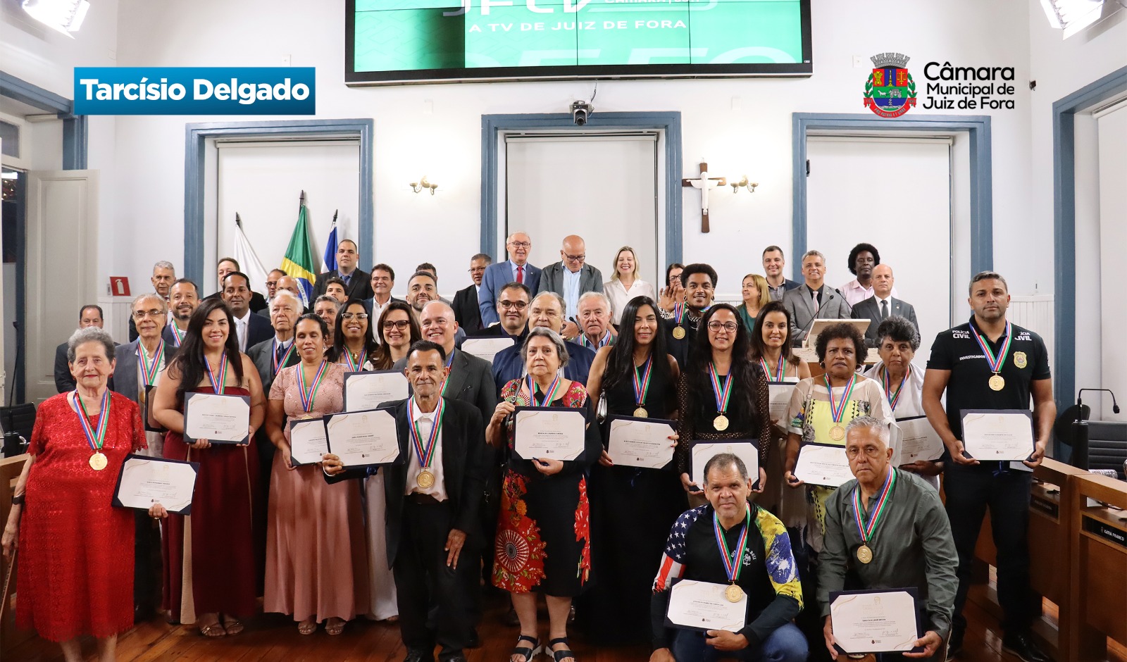 Medalha Tarcísio Delgado - Câmara entrega honraria para destaques por ações de inclusão (11/12/2025 00:00:00)