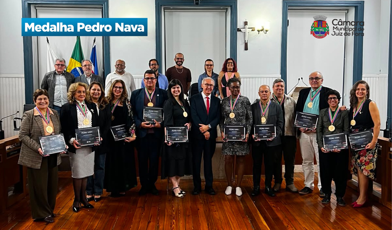 Medalha Pedro Nava – Câmara homenageia pessoas que contribuíram para a literatura e preservação da memória (24/06/2026 00:00:00)