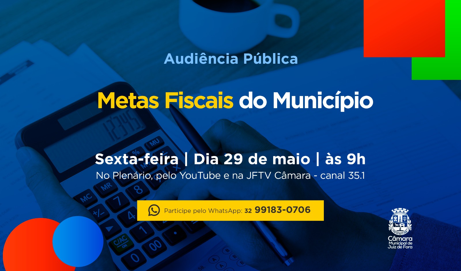 Audiência Pública - Câmara discute Metas Fiscais do Município (28/05/2026 00:00:00)