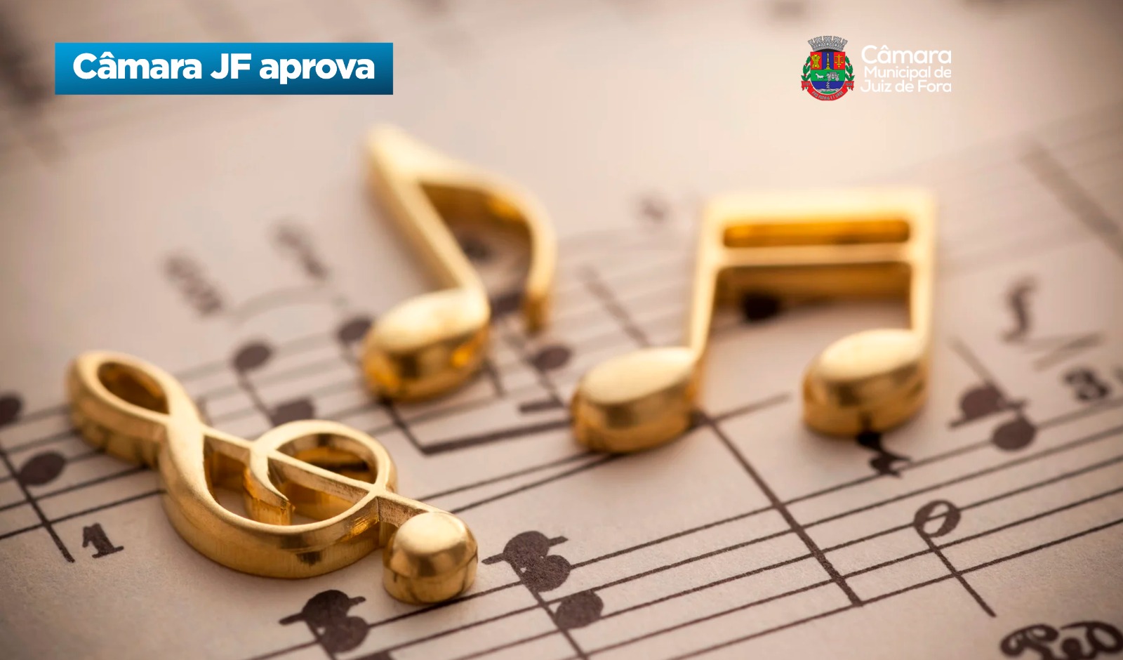 Câmara JF aprova - Julho como Mês da Música (28/11/2025 00:00:00)