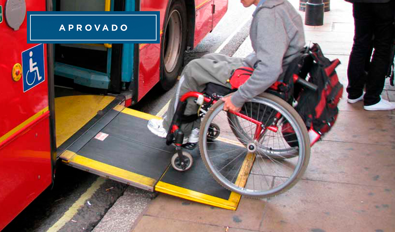 PL que quer facilitar a utilização de passe livre para PcD é aprovado na Câmara (24/11/2022 00:00:00)