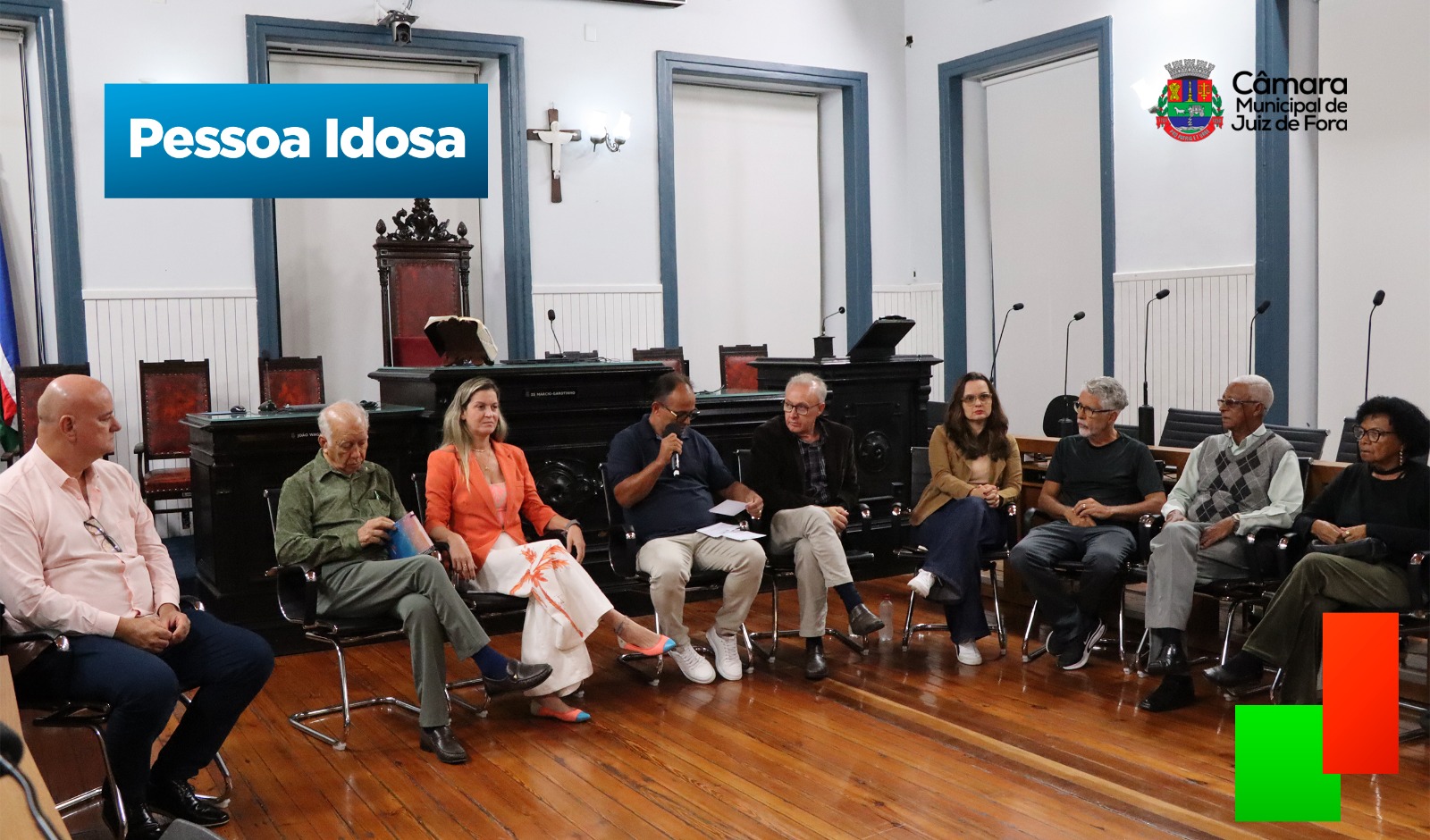 Câmara abre a Semana da Pessoa Idosa com roda de conversa e campanha de vacinação (07/05/2025 00:00:00)