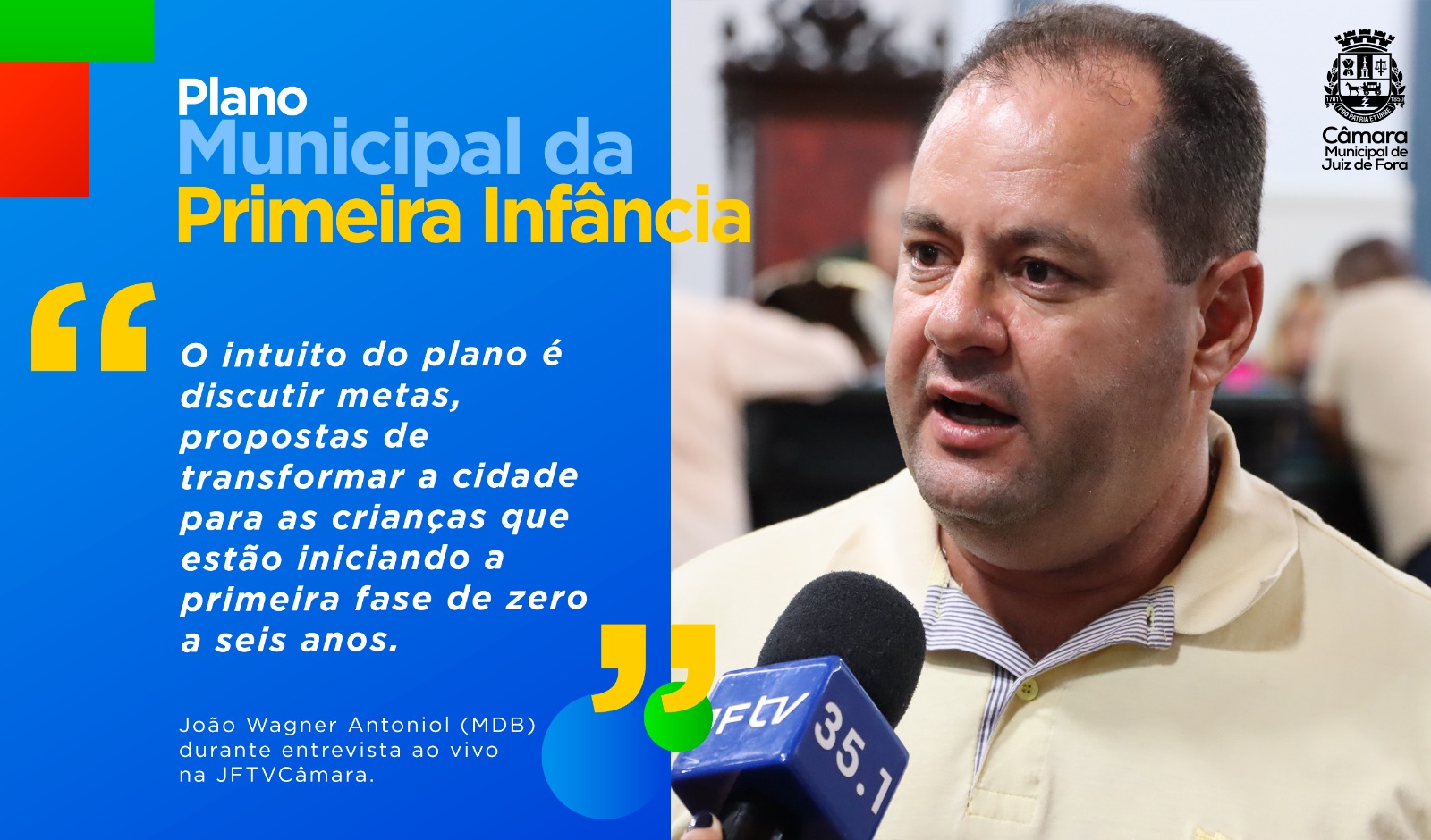Ao Vivo - João Wagner defende Plano Municipal da Primeira Infância (25/03/2024 00:00:00)