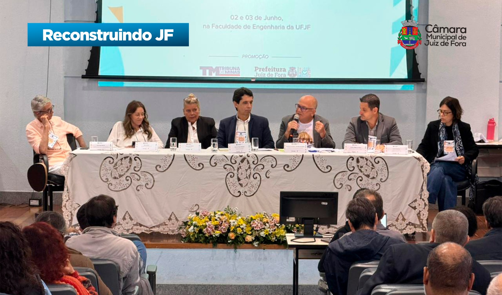 Reconstruindo JF - Projeto Executivo para recuperação do Morro do Cristo é apresentado em seminário na UFJF (03/06/2026 00:00:00)