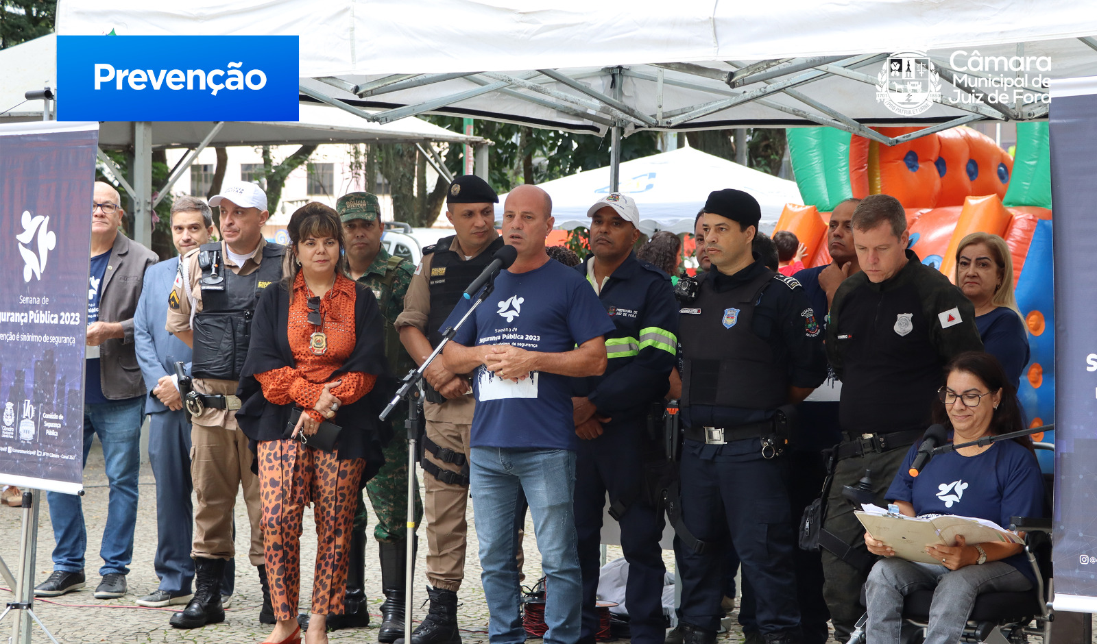 Câmara abre Semana de Segurança com ação social no Parque Halfeld (17/04/2023 00:00:00)