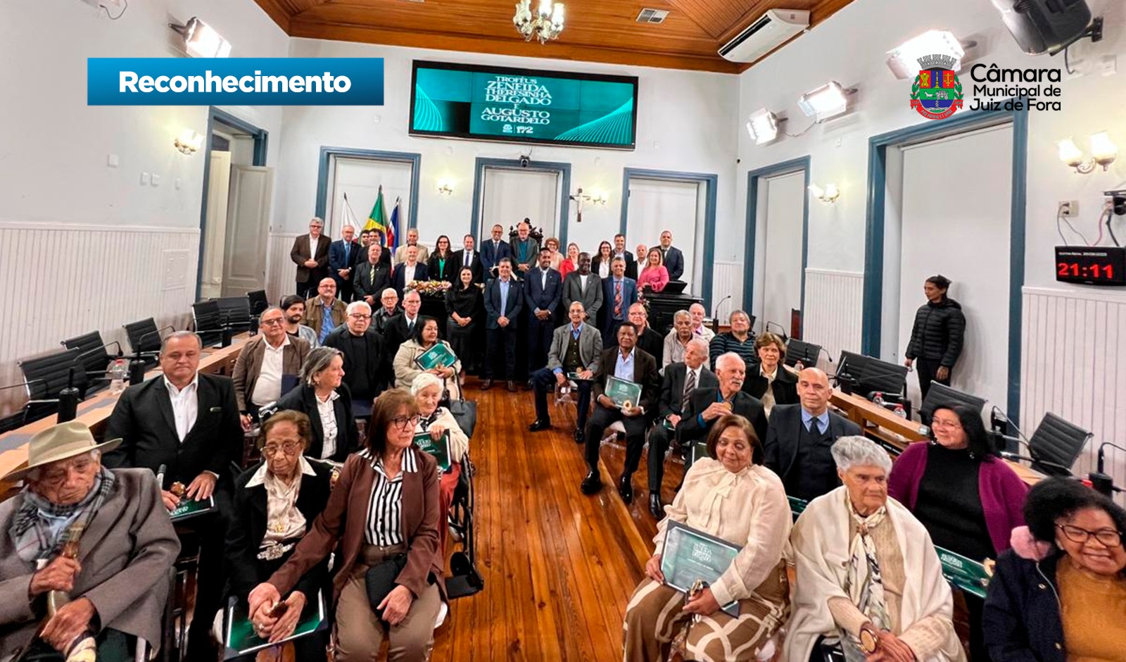 Câmara Municipal concede os troféus Zeneida Theresinha Delgado e Idoso Centenário Professor Augusto Gotardelo (26/09/2025 00:00:00)