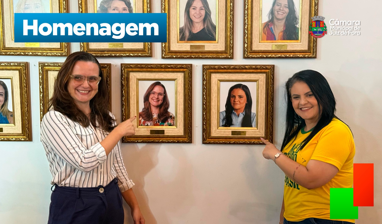 Galeria de vereadoras da Câmara Municipal recebe mais duas parlamentares (21/03/2025 00:00:00)