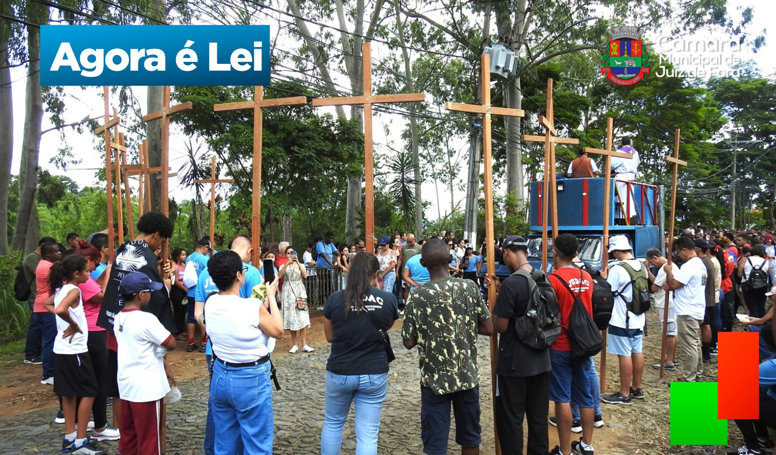 Agora é Lei – Via-Sacra Jovem é incluída no Calendário Oficial de JF (28/01/2025 00:00:00)
