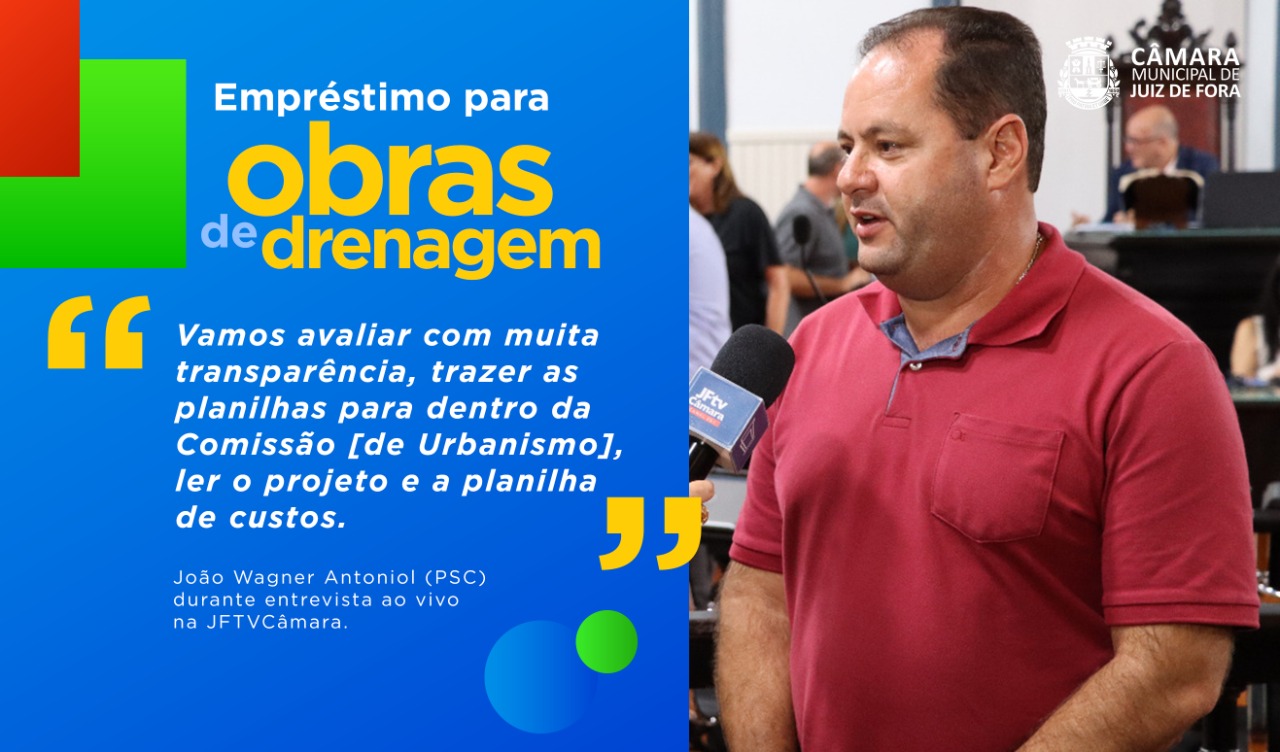 Ao Vivo - João Wagner Antoniol destaca ações da Comissão de Urbanismo (12/01/2023 00:00:00)