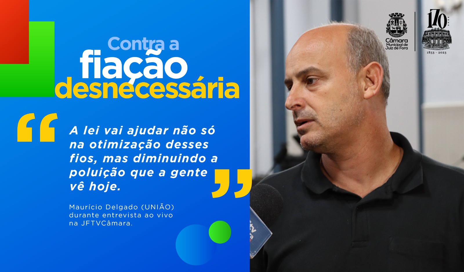 Ao Vivo - Maurício Delgado aborda lei que obriga a retirada de fios aéreos inúteis (18/04/2023 00:00:00)