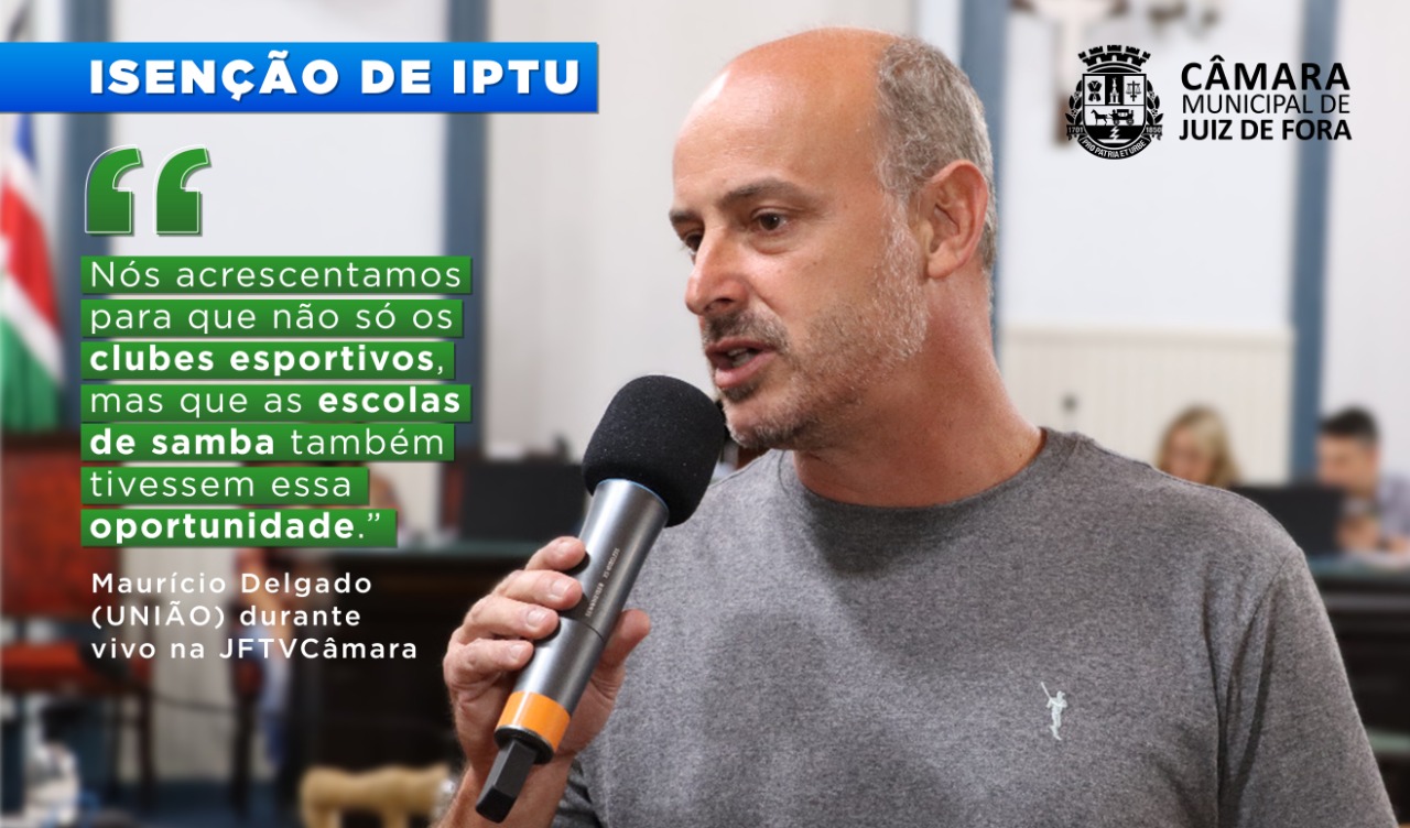 Ao Vivo - Maurício Delgado comenta isenção de IPTU para entidades esportivas e culturais (04/01/2023 00:00:00)