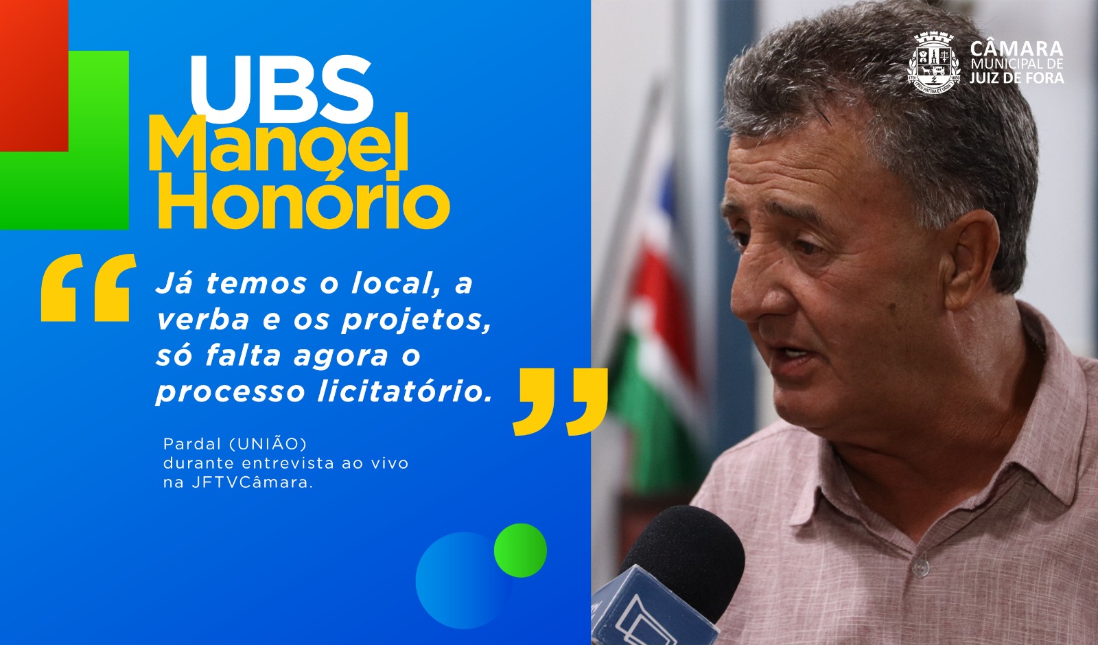 Ao Vivo - Pardal relata o estado das obras da UBS Manoel Honório (08/02/2023 00:00:00)