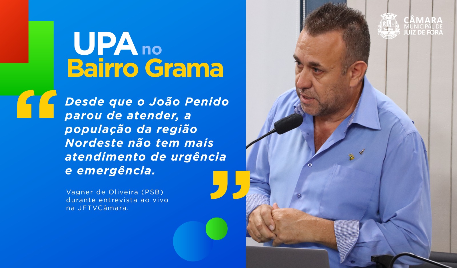 Ao Vivo - Vagner de Oliveira reivindica UPA na Zona Nordeste (15/02/2023 00:00:00)