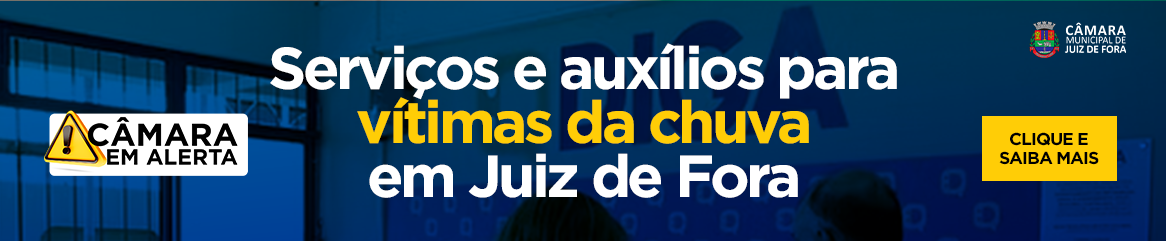 Auxílios para os atingidos pelas chuvas